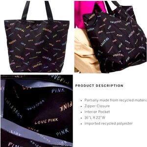 PINK Victoria’s Secret  Multicolor Tote Bag